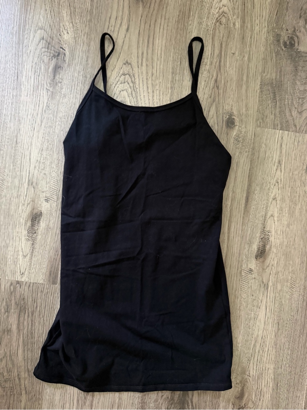Maurices Black Spaghetti Strap Cami Tank
